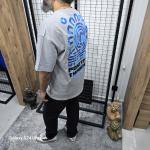 Gri (Pozitive Thinking) Baskılı T-Shirt