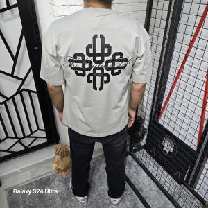 Gri (The Couture Club) Baskılı T-Shirt