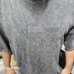 Gri (Dare To Be Different)Baskılı Yıkamalı Kumaş T-Shirt