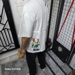 Beyaz IWSS Baskılı T-Shirt