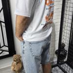 Beyaz (No Limit) Baskılı T-Shirt