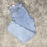 Buz Mavi Basic Boyfriend Kalıp Kot Pantolon W.K-101278