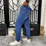 Koyu Mavi Basic Boyfriend Kalıp Kot Pantolon K.K-101217